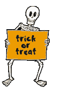 trick or treat skeleton